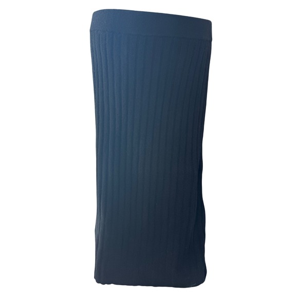 Quince Dresses & Skirts - Women's‎ XL cashmere Ribbed Knit Skirt Stretchy High Waist Skirt